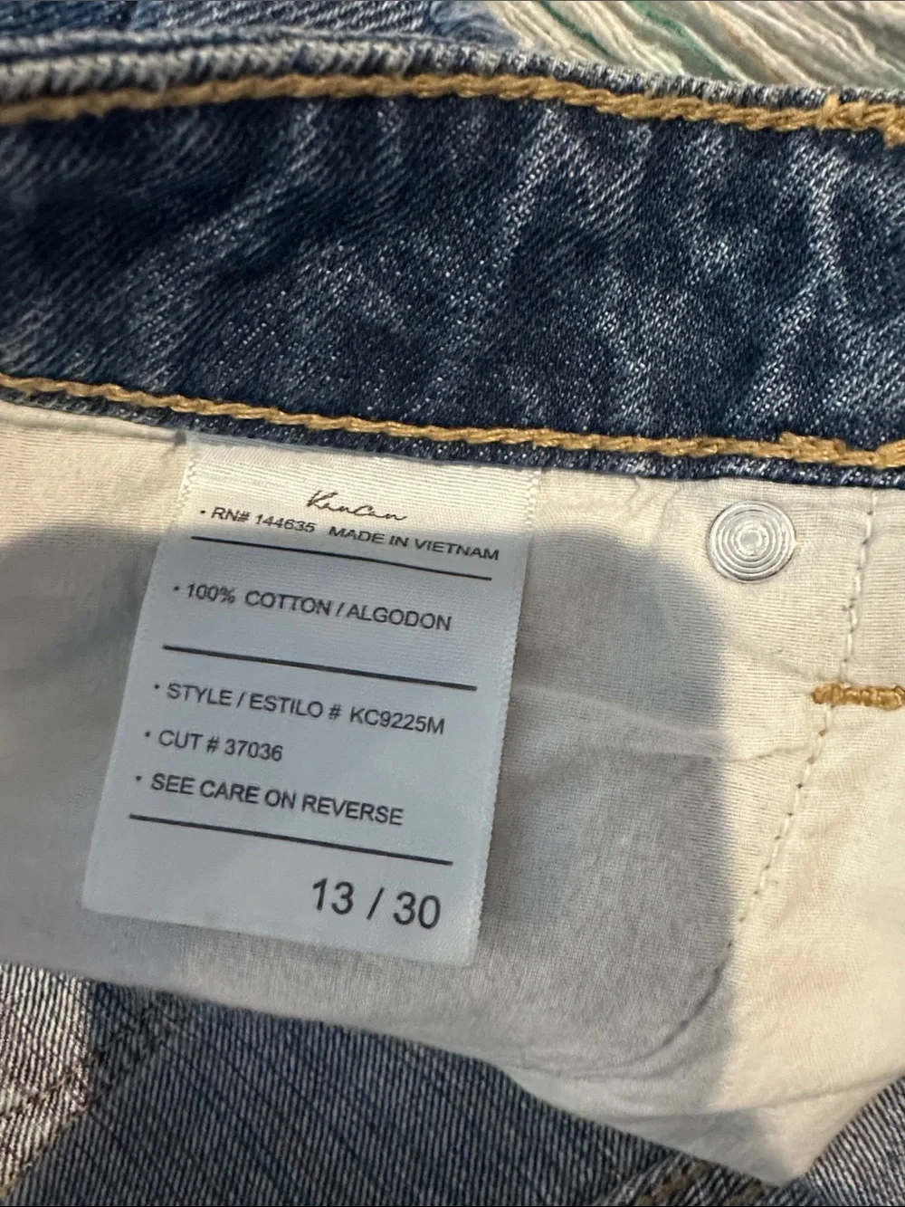 KanCan Blue Distressed Denim Jean Shorts